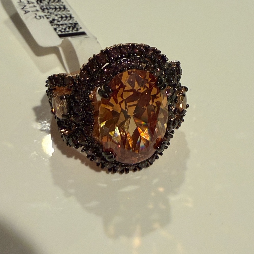 BELLA LUCE (R) 11.53CTW CHAMPAGNE AND MOCHA DIAMOND SIMULANTS ETERNO (TM) ROSE R